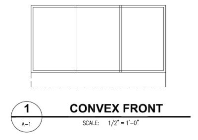 Canvas Awning Style Convex Front
