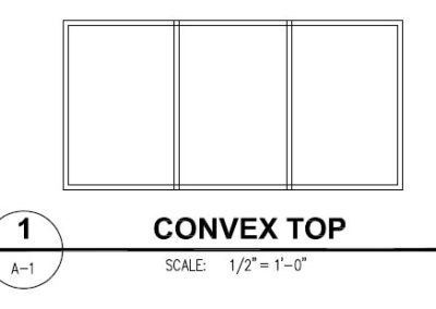 Canvas Awning Style Convex Top