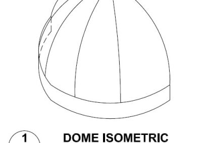 Canvas Awning Style Dome ISO