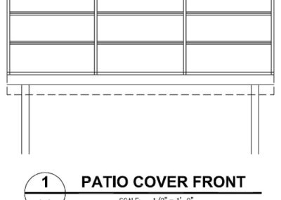 Canvas Awning Style Patio Cover Front