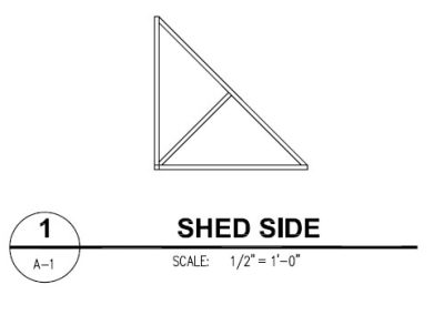 Canvas Awning Style Shed Side
